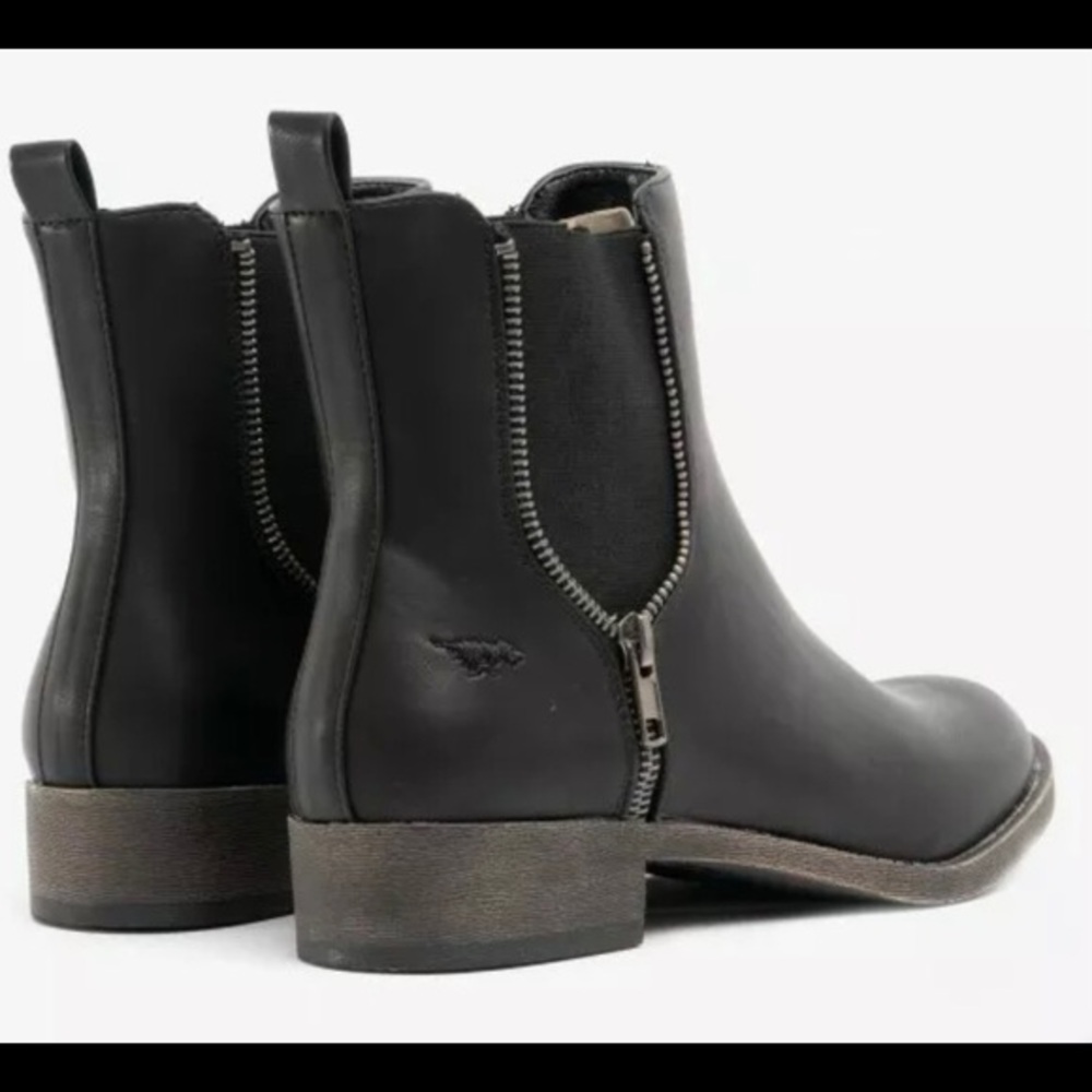 Restocked! Rocket dog Camilla black boots Chelsea biker leather